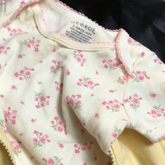 GEORGE Infants 3 piece outfit for fall 3-6 months yellow - Picture 8 of 10